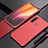 Funda Lujo Marco de Aluminio Carcasa para Xiaomi Redmi Note 8 Rojo