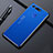 Funda Lujo Marco de Aluminio Carcasa T01 para Huawei Honor View 20 Azul