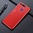 Funda Lujo Marco de Aluminio Carcasa T01 para Huawei Honor View 20 Rojo