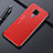 Funda Lujo Marco de Aluminio Carcasa T01 para Huawei Mate 20 Rojo