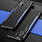 Funda Lujo Marco de Aluminio Carcasa T01 para Huawei Nova 8 SE 5G Azul