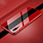 Funda Lujo Marco de Aluminio Carcasa T01 para Huawei P20 Rojo