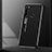 Funda Lujo Marco de Aluminio Carcasa T01 para Xiaomi Redmi Note 8 Negro