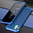 Funda Lujo Marco de Aluminio Carcasa T02 para Apple iPhone 11 Azul