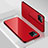 Funda Lujo Marco de Aluminio Carcasa T02 para Apple iPhone 11 Pro Max Rojo