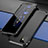 Funda Lujo Marco de Aluminio Carcasa T02 para Apple iPhone 12 Mini Negro
