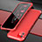 Funda Lujo Marco de Aluminio Carcasa T02 para Apple iPhone 12 Rojo