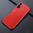 Funda Lujo Marco de Aluminio Carcasa T02 para Huawei Honor 20 Pro Rojo