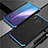 Funda Lujo Marco de Aluminio Carcasa T02 para Huawei Mate 30 5G Azul y Negro