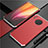 Funda Lujo Marco de Aluminio Carcasa T02 para Huawei Mate 30 Pro 5G Plata y Rojo