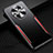 Funda Lujo Marco de Aluminio Carcasa T02 para Huawei Mate 40E Pro 5G Rojo