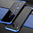 Funda Lujo Marco de Aluminio Carcasa T03 para Huawei Mate 30 5G Azul y Negro
