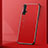 Funda Lujo Marco de Aluminio Carcasa T04 para Huawei Honor 20 Rojo