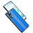 Funda Lujo Marco de Aluminio y Silicona Carcasa Bumper JL1 para Samsung Galaxy A52 5G Azul