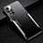 Funda Lujo Marco de Aluminio y Silicona Carcasa Bumper JL2 para Xiaomi Redmi Note 11T 5G Plata