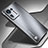 Funda Lujo Marco de Aluminio y Silicona Carcasa Bumper JS1 para Xiaomi Mi Mix 4 5G Plata