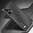 Funda Lujo Marco de Aluminio y Silicona Carcasa Bumper JS1 para Xiaomi Redmi Note 12 5G Negro