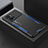 Funda Lujo Marco de Aluminio y Silicona Carcasa Bumper M02 para Vivo iQOO 9 Pro 5G Azul