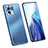 Funda Lujo Marco de Aluminio y Silicona Carcasa Bumper M02 para Xiaomi Mi 11 5G Azul
