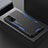 Funda Lujo Marco de Aluminio y Silicona Carcasa Bumper para Xiaomi Mi 10T Pro 5G Azul