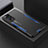 Funda Lujo Marco de Aluminio y Silicona Carcasa Bumper para Xiaomi Poco X4 Pro 5G Azul