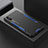Funda Lujo Marco de Aluminio y Silicona Carcasa Bumper para Xiaomi Redmi 9AT Azul
