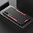 Funda Lujo Marco de Aluminio y Silicona Carcasa Bumper para Xiaomi Redmi 9AT Rojo
