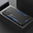 Funda Lujo Marco de Aluminio y Silicona Carcasa Bumper para Xiaomi Redmi Note 10 5G Azul