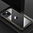 Funda Lujo Marco de Aluminio y Silicona Carcasa Bumper QC1 para Apple iPhone 13 Negro