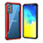 Funda Lujo Marco de Aluminio y Silicona Carcasa Bumper RJ1 para Samsung Galaxy S20 Rojo