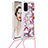 Funda Silicona Carcasa Goma Bling-Bling con Acollador Cordon Lanyard S02 para Samsung Galaxy S20 5G Rojo