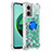 Funda Silicona Carcasa Goma Bling-Bling con Anillo de dedo Soporte S03 para Xiaomi Redmi 10 5G Verde