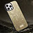 Funda Silicona Carcasa Goma Bling-Bling LD1 para Apple iPhone 13 Pro Max Oro