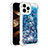 Funda Silicona Carcasa Goma Bling-Bling S01 para Apple iPhone 13 Pro Max Azul
