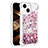 Funda Silicona Carcasa Goma Bling-Bling S01 para Apple iPhone 13 Rojo