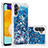 Funda Silicona Carcasa Goma Bling-Bling S01 para Samsung Galaxy A13 5G Azul