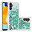 Funda Silicona Carcasa Goma Bling-Bling S01 para Samsung Galaxy A13 5G Verde