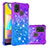 Funda Silicona Carcasa Goma Bling-Bling S02 para Samsung Galaxy M31 Prime Edition Morado