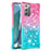 Funda Silicona Carcasa Goma Bling-Bling S02 para Samsung Galaxy Note 20 5G Rosa