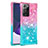 Funda Silicona Carcasa Goma Bling-Bling S02 para Samsung Galaxy Note 20 Ultra 5G Rosa