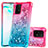 Funda Silicona Carcasa Goma Bling-Bling S02 para Samsung Galaxy S10 Lite Rosa