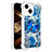 Funda Silicona Carcasa Goma Bling-Bling S03 para Apple iPhone 14 Plus Azul