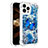 Funda Silicona Carcasa Goma Bling-Bling S03 para Apple iPhone 14 Pro Azul