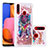 Funda Silicona Carcasa Goma Bling-Bling S03 para Samsung Galaxy A20s Multicolor