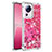 Funda Silicona Carcasa Goma Bling-Bling S03 para Xiaomi Mi 12 Lite NE 5G Rosa Roja