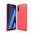 Funda Silicona Carcasa Goma Line C01 para Samsung Galaxy A70S Rojo