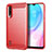 Funda Silicona Carcasa Goma Line C05 para Xiaomi Mi A3 Rojo