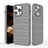 Funda Silicona Carcasa Goma Line KC1 para Apple iPhone 13 Pro Gris