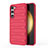 Funda Silicona Carcasa Goma Line KC1 para Samsung Galaxy S23 Plus 5G Rojo