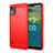Funda Silicona Carcasa Goma Line MF1 para Nokia C12 Plus Rojo